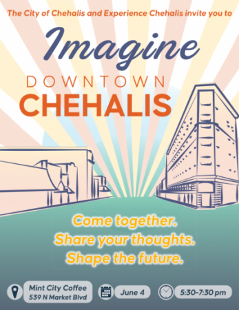 Imagine Downtown Chehalis flyer